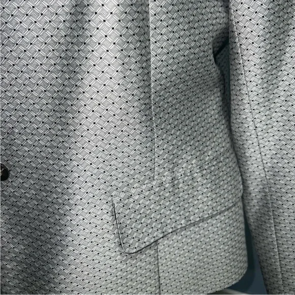 Talbots- Silver and black polk a dot jacket - Picture 3 of 6